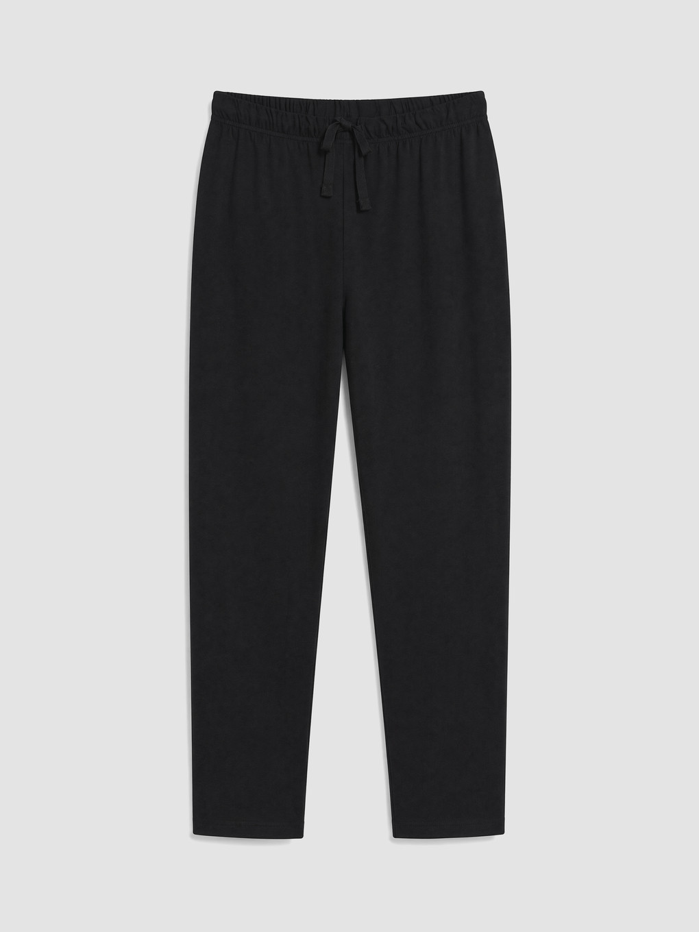 Siyah Regular Fit Erkek Pijama Alt-2