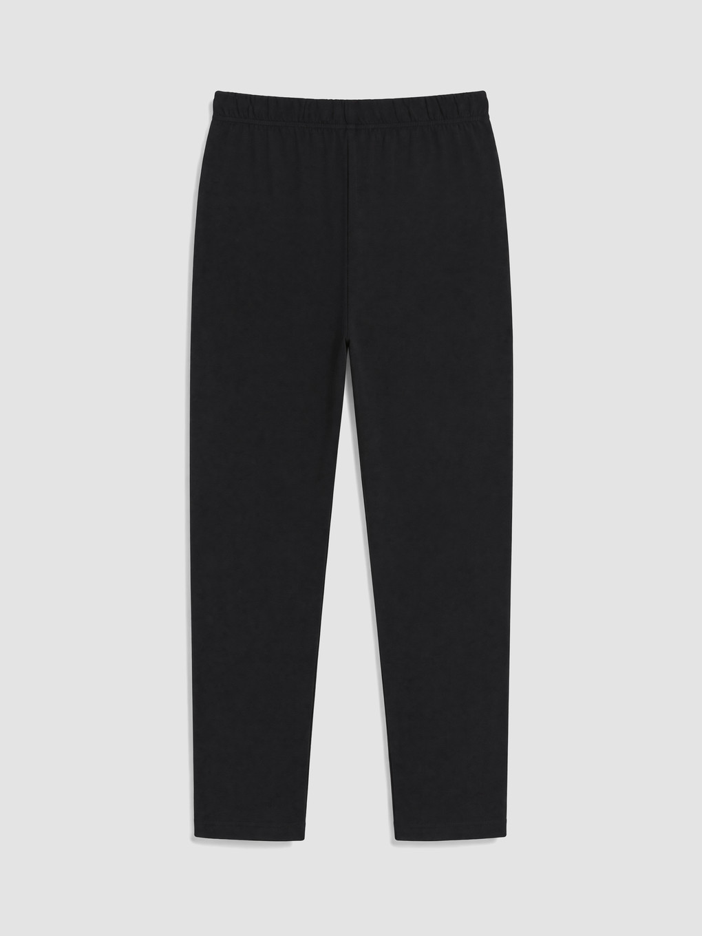 Siyah Regular Fit Erkek Pijama Alt-4