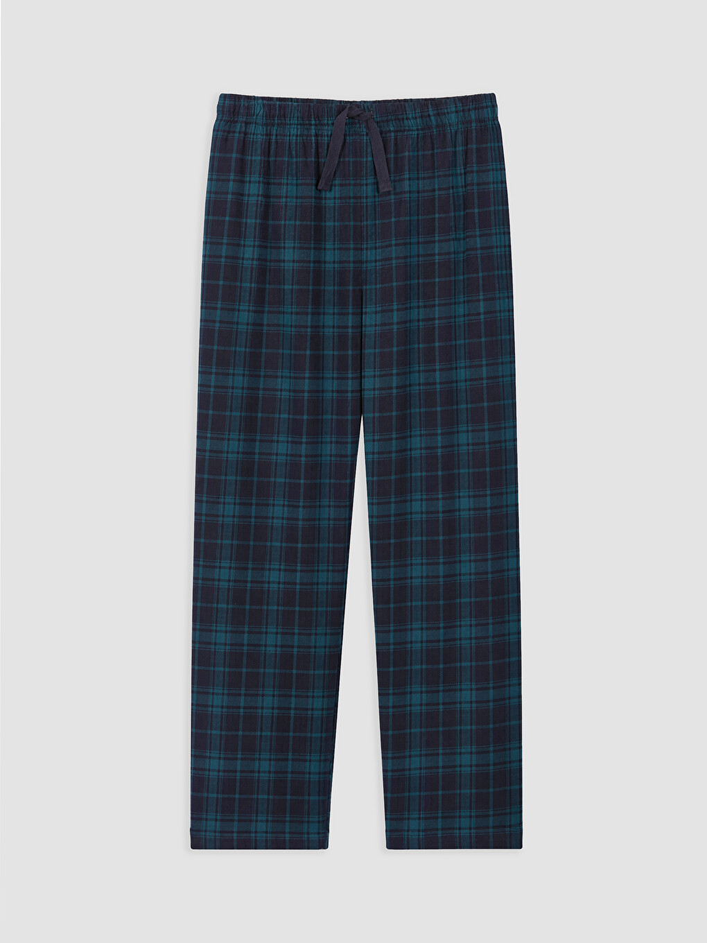 Yeşil Regular Fit Ekose Erkek Pijama Takımı-7