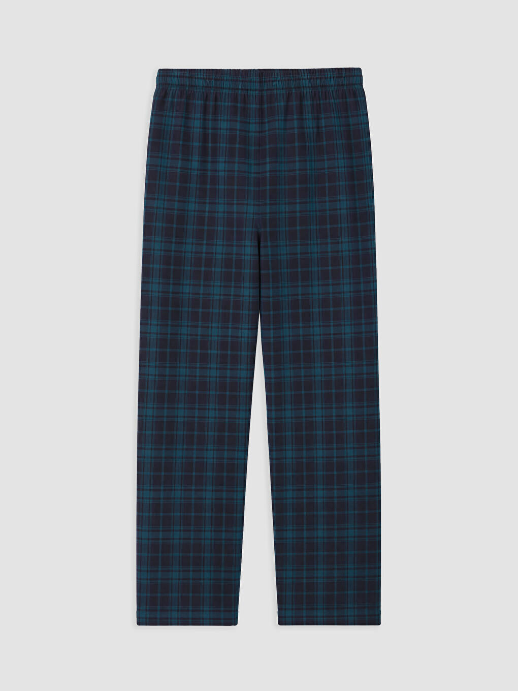 Yeşil Regular Fit Ekose Erkek Pijama Takımı-8