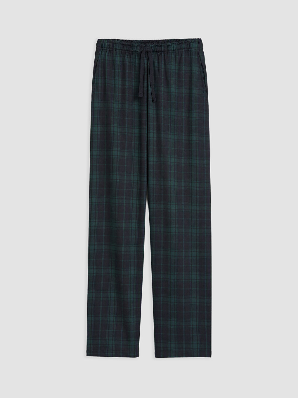 Yeşil Regular Fit Ekose Erkek Pijama Takım-1