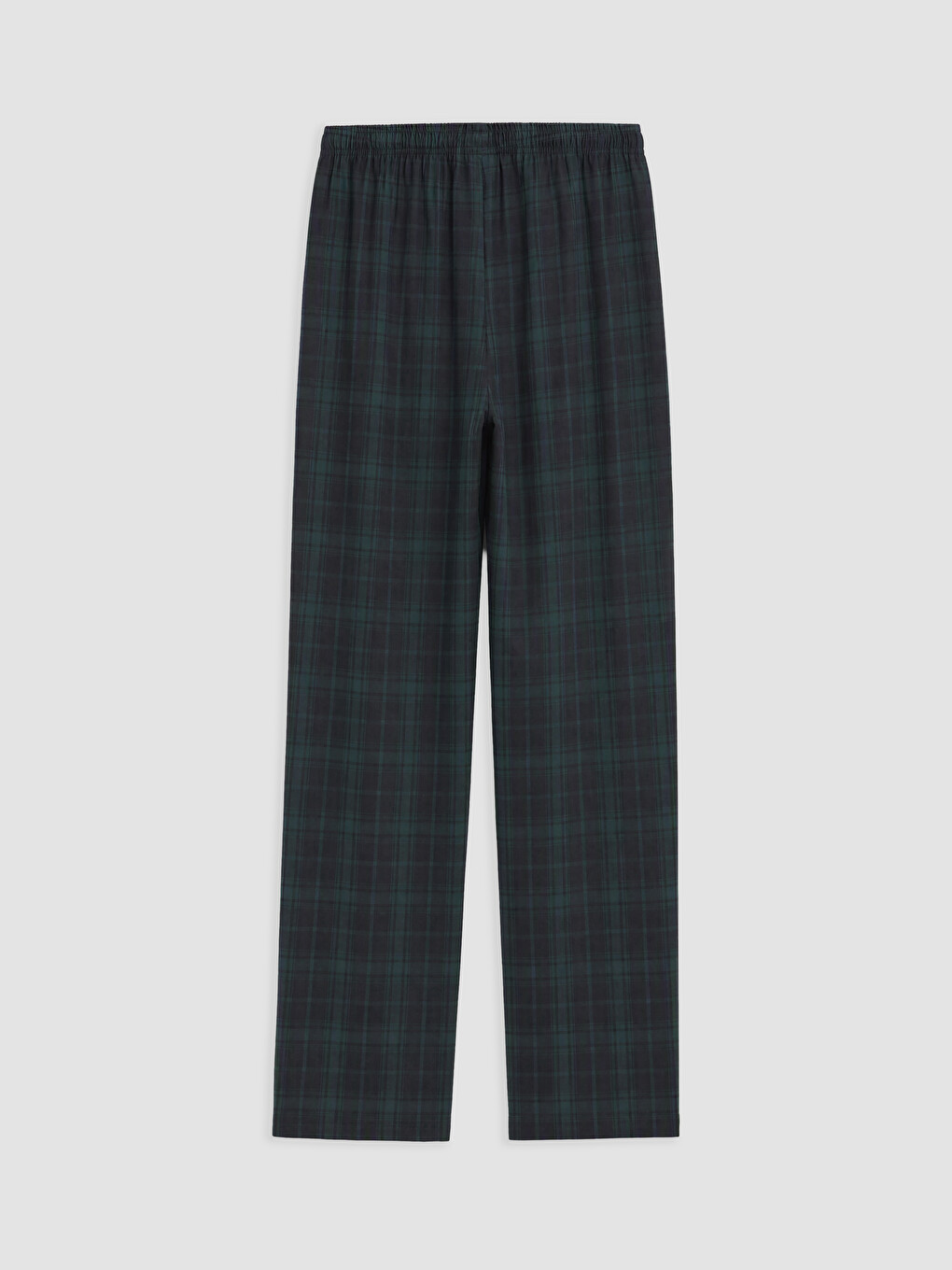 Yeşil Regular Fit Ekose Erkek Pijama Takım-2