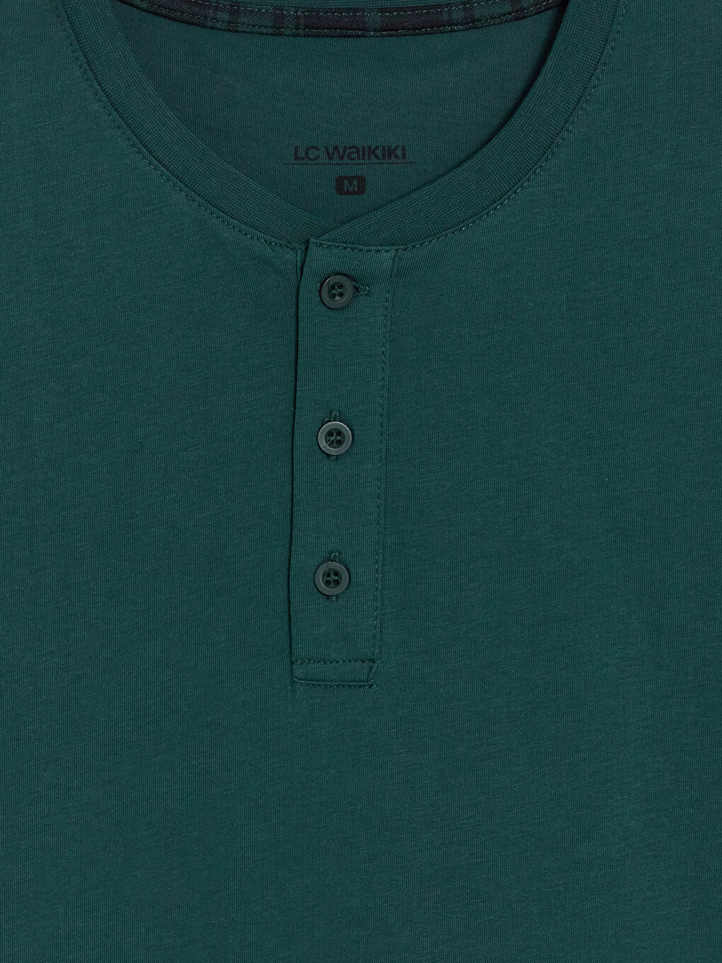 Yeşil Regular Fit Ekose Erkek Pijama Takım-3