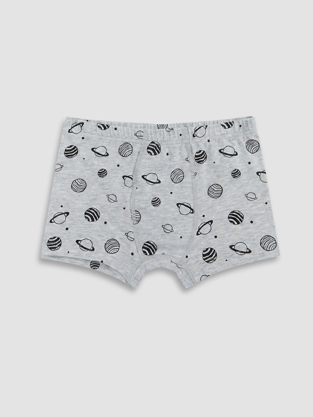 Gri Erkek Çocuk Boxer 3'lü-1