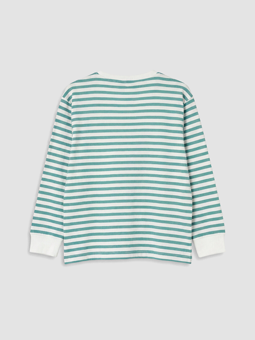 Ekru Bisiklet Yaka Baskılı Erkek Çocuk Pijama Takım-4