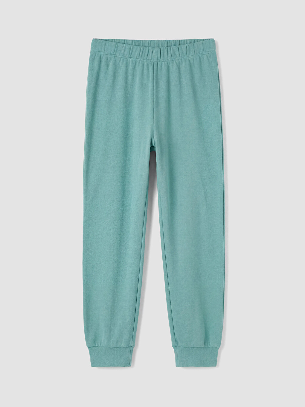 Ekru Bisiklet Yaka Baskılı Erkek Çocuk Pijama Takım-5