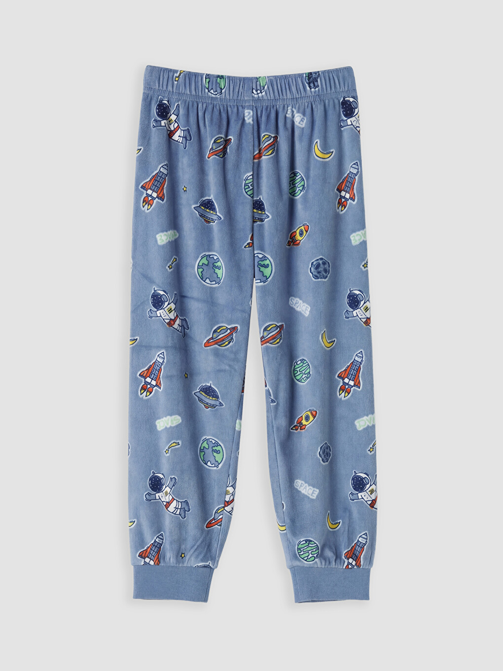 Bisiklet Yaka Baskılı Erkek Çocuk Pijama Takımı-2