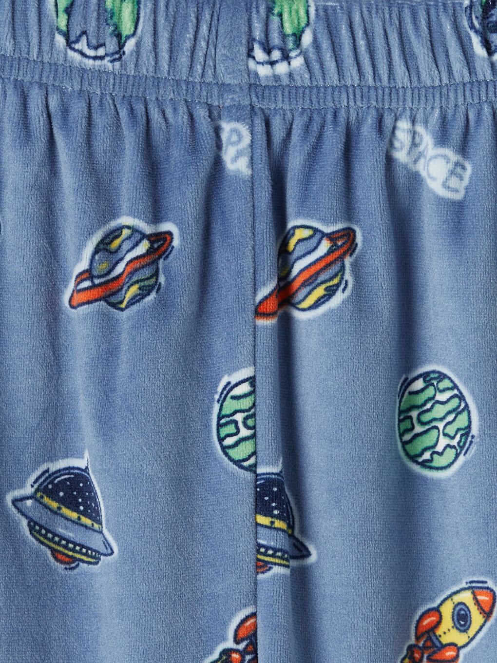 Bisiklet Yaka Baskılı Erkek Çocuk Pijama Takımı-6