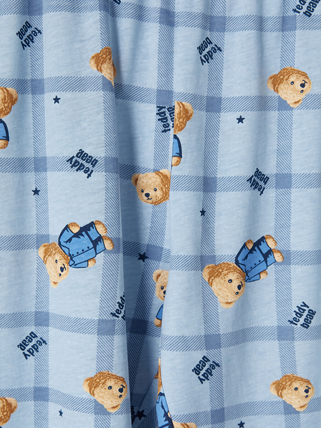 Hemdkragen Bedrucktes Jungen Pyjama-set-5