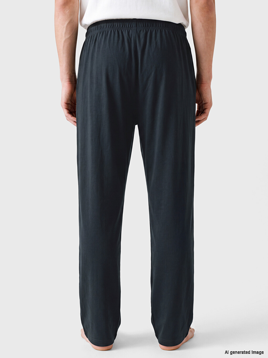 Lacivert Standart Kalıp Erkek Pijama Altı-2