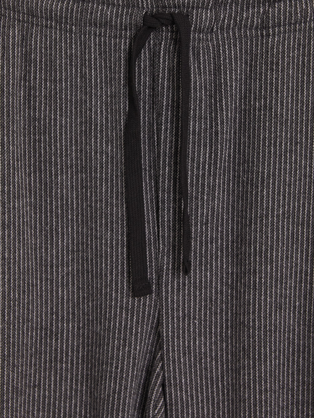Man Black Pyjama Bottoms-1