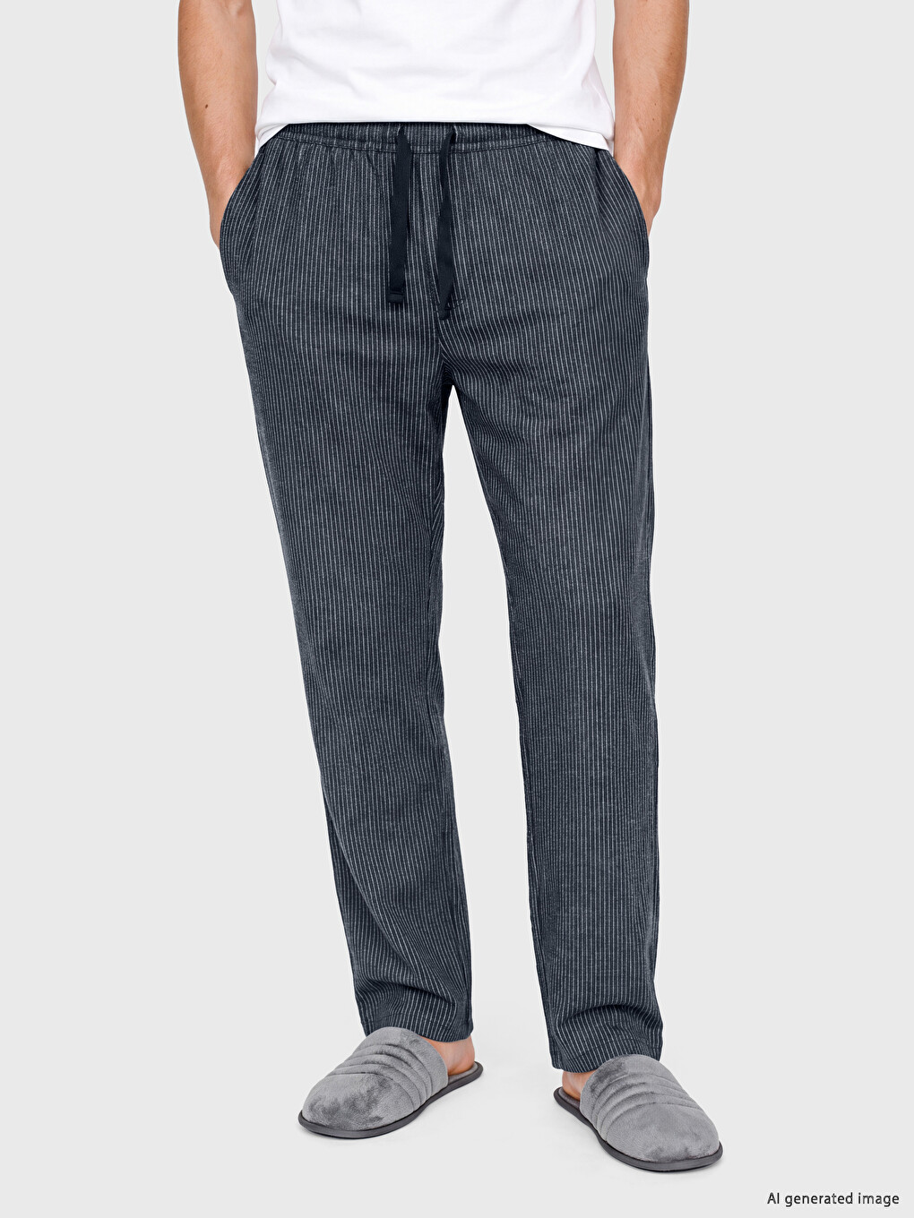 Standard Fit Striped Men's Pyjamas Bottom-1