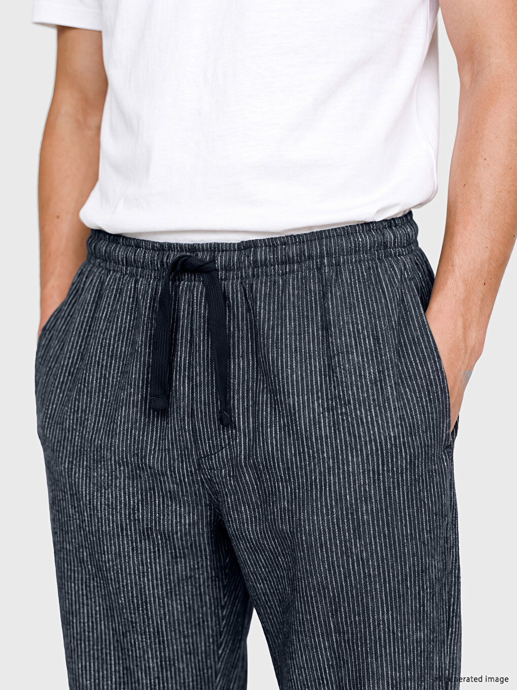 Standard Fit Striped Men's Pyjamas Bottom-2