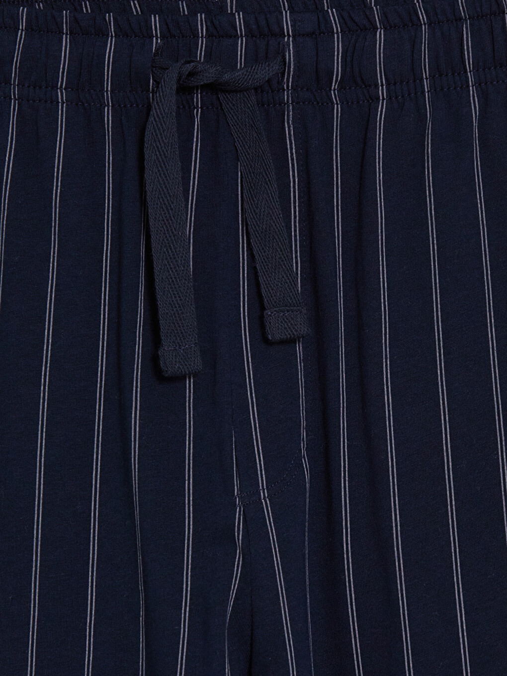 Lacivert Regular Fit Çizgili Erkek Pijama Altı-5
