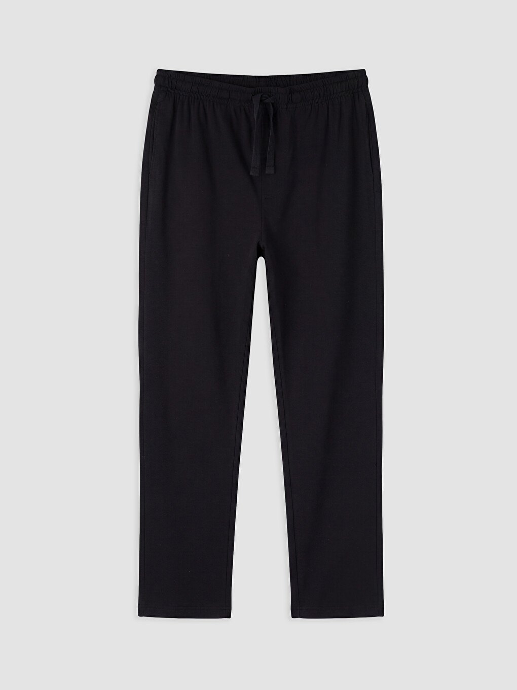 Siyah Standart Kalıp Erkek Pijama Altı