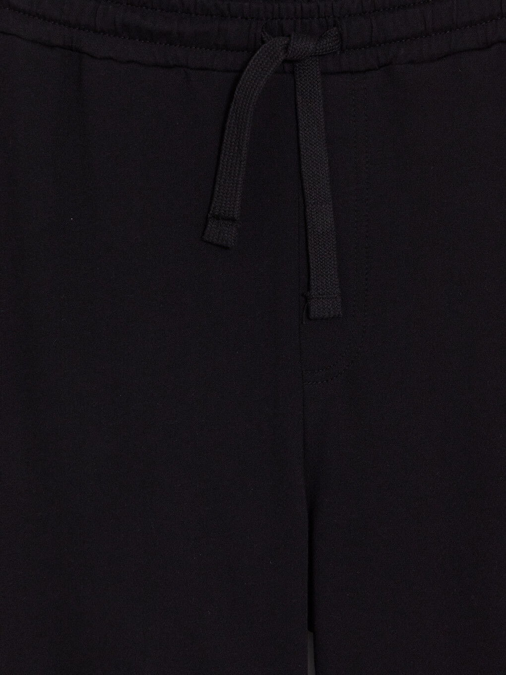 Siyah Standart Kalıp Erkek Pijama Alt-5