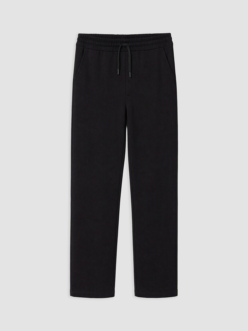 Siyah Standart Kalıp Erkek Pijama Alt-4