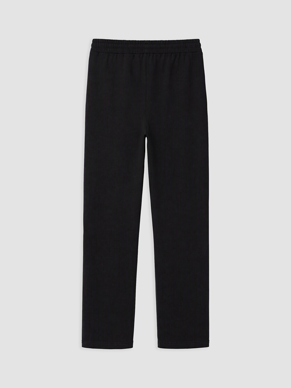 Siyah Standart Kalıp Erkek Pijama Alt-5