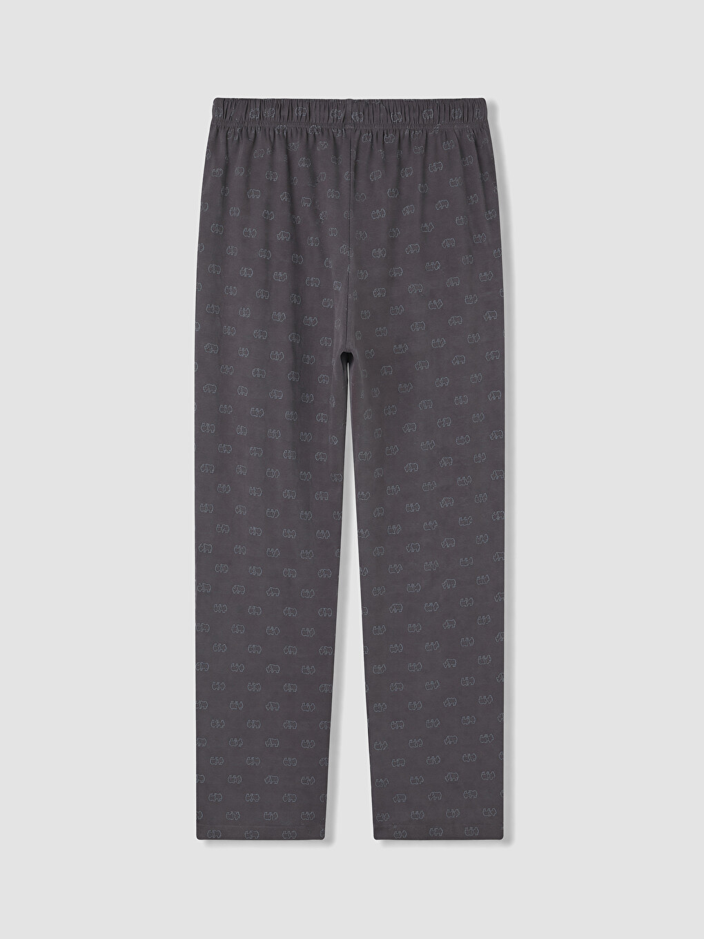 Man Grey Pyjama Bottoms-6