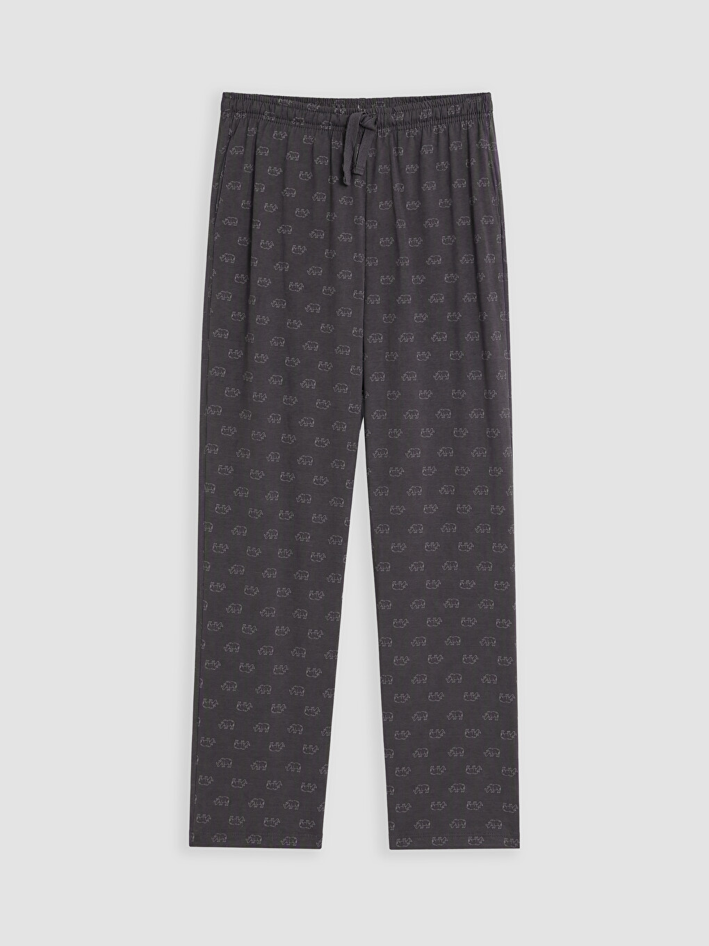 Standart Kalıp Baskılı Erkek Pijama Alt-4