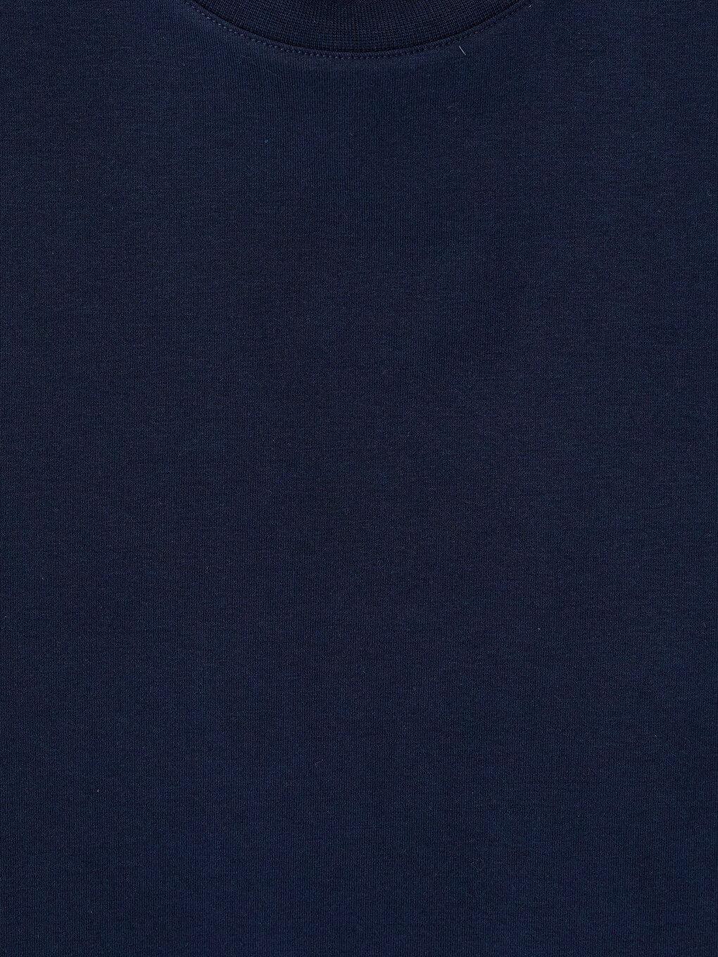 Lacivert Slim Fit Modal Kumaş Tişört /02-5