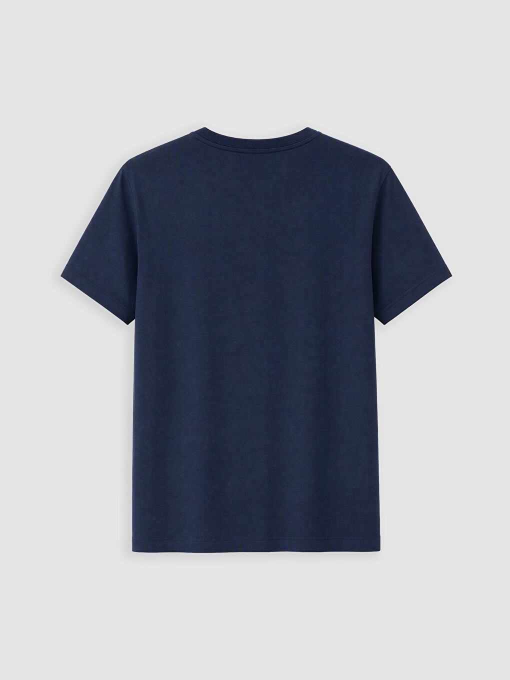 Lacivert Slim Fit Modal Kumaş Tişört /02-6