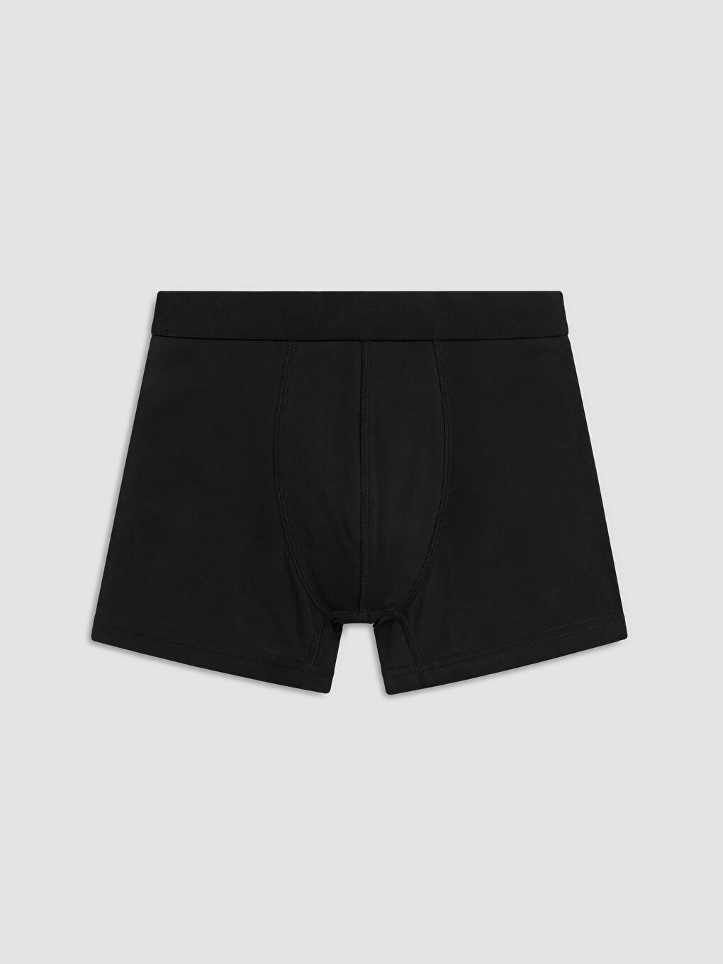 Gri Pamuklu Esnek Erkek Boxer 3'lü-3