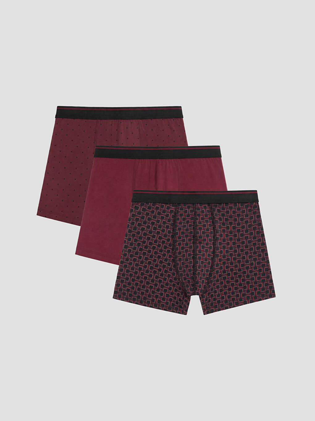 Cotton Elastic Men's Boxer 3-pack