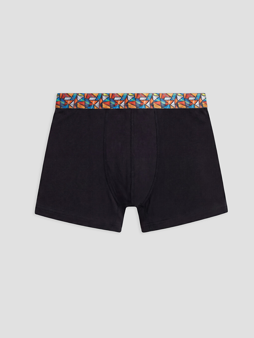 Siyah Pamuklu Esnek Erkek Boxer 3'lü-3
