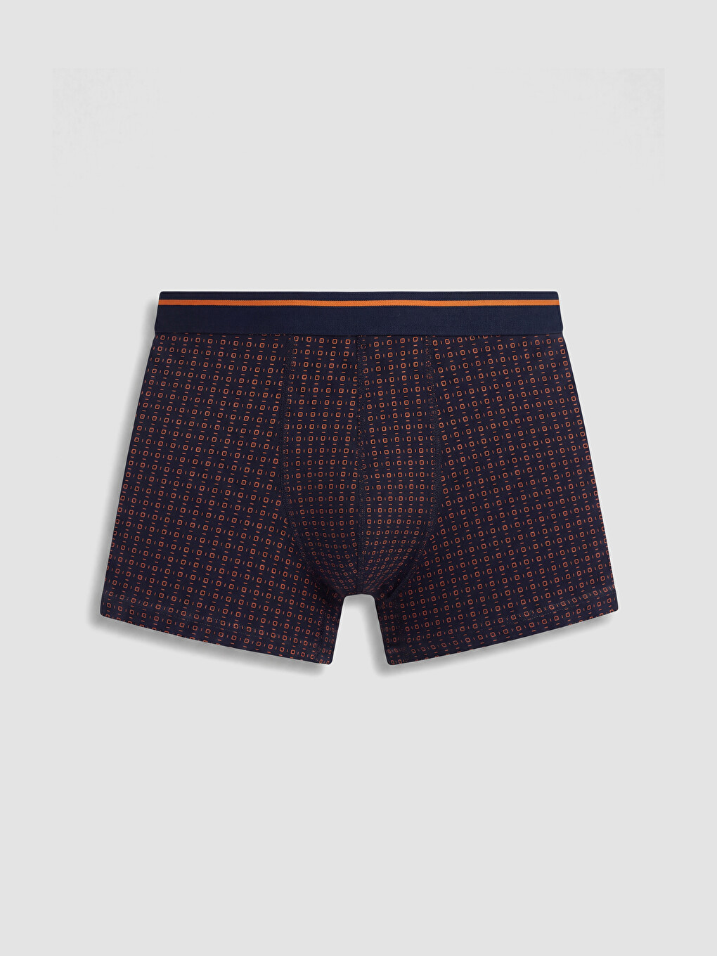 Mavi Pamuklu Esnek Erkek Boxer 3'lü-3