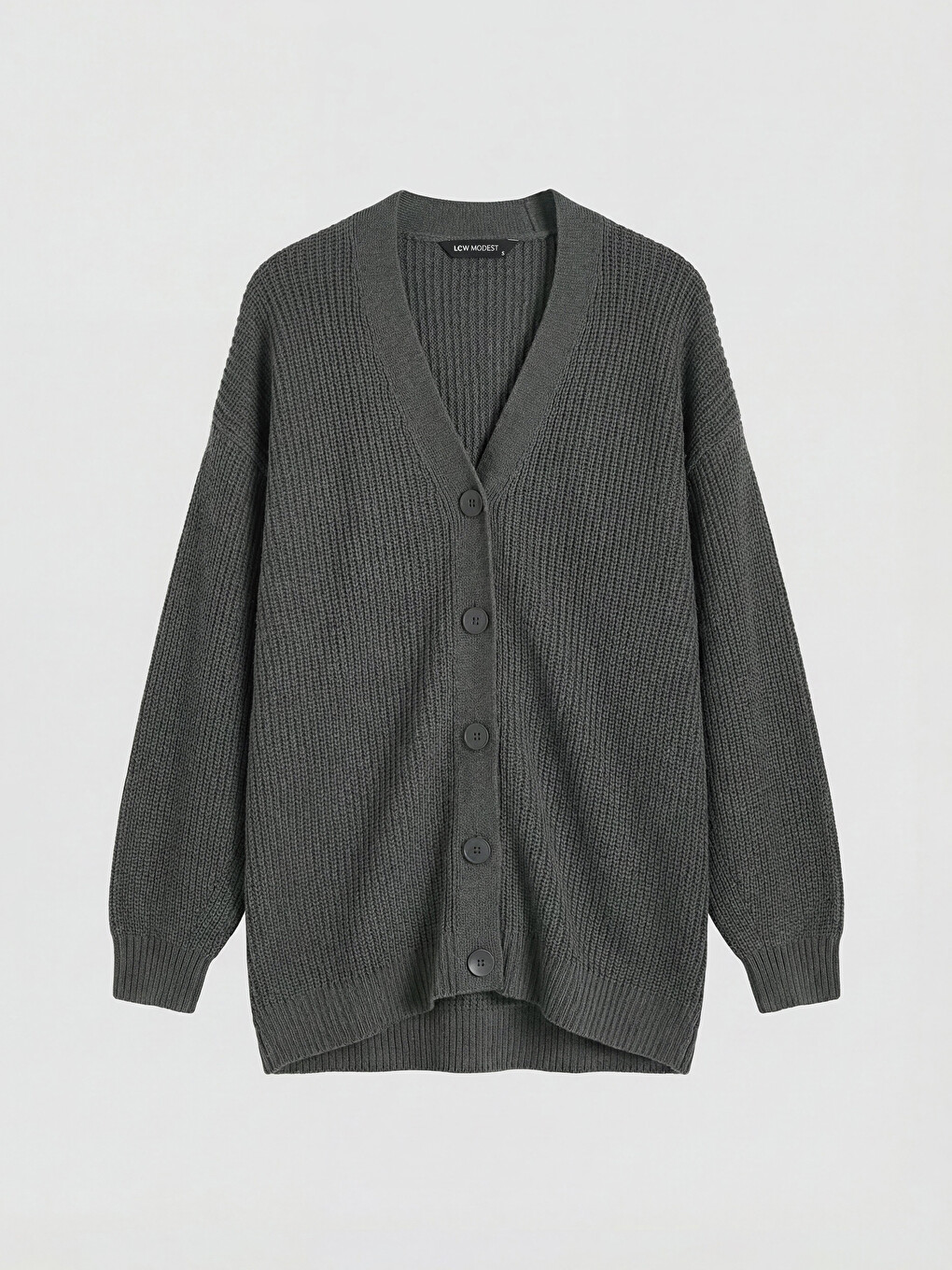 Woman Grey Cardigan-4