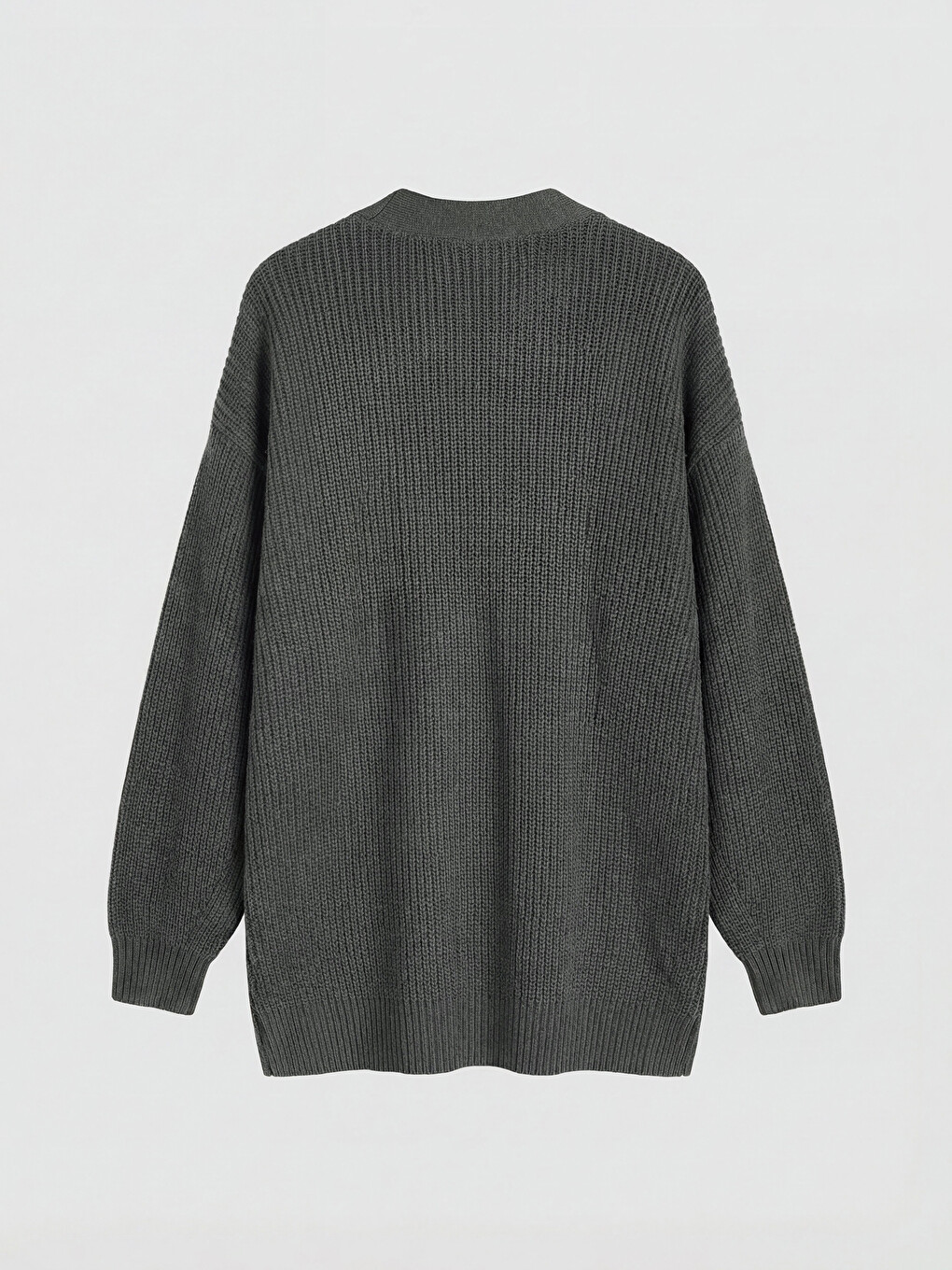 Woman Grey Cardigan-5