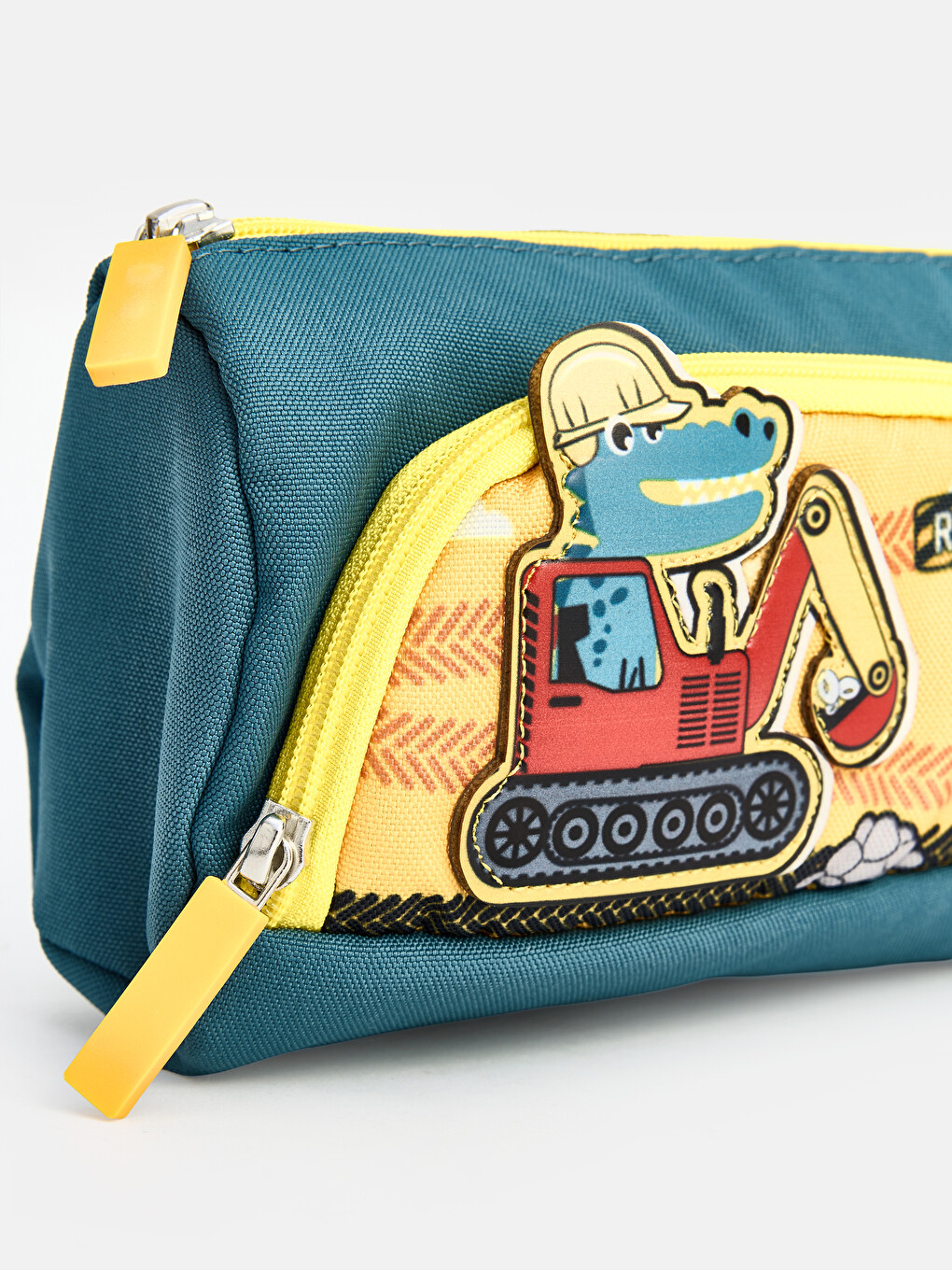 Work Machine Printed Boys' Pencil Case-2