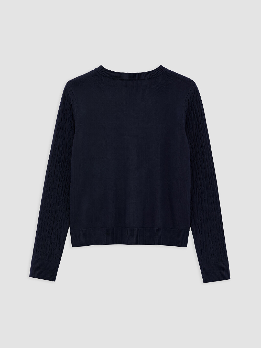 Cable Knit Patterned Women's Knitwear Cardigan-5