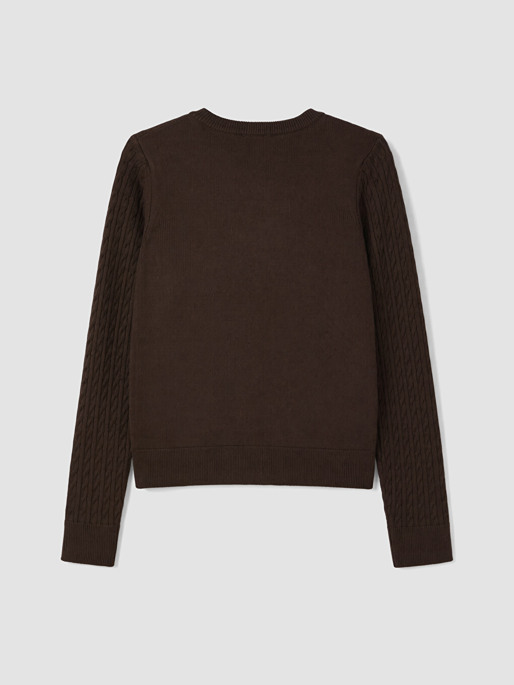 Cable Knit Patterned Women's Knitwear Cardigan-6