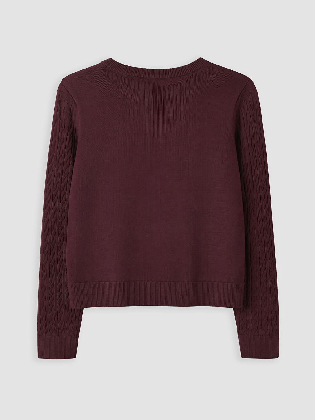 Cable Knit Patterned Women's Knitwear Cardigan-6
