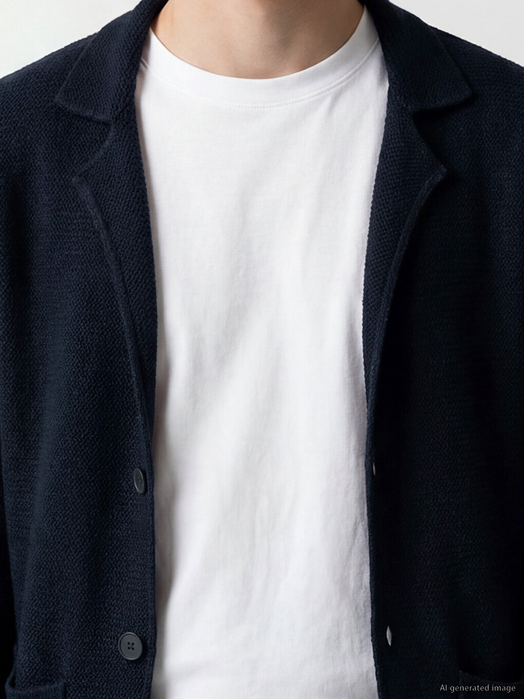 Cardigan Bleumarin Bărbat-2