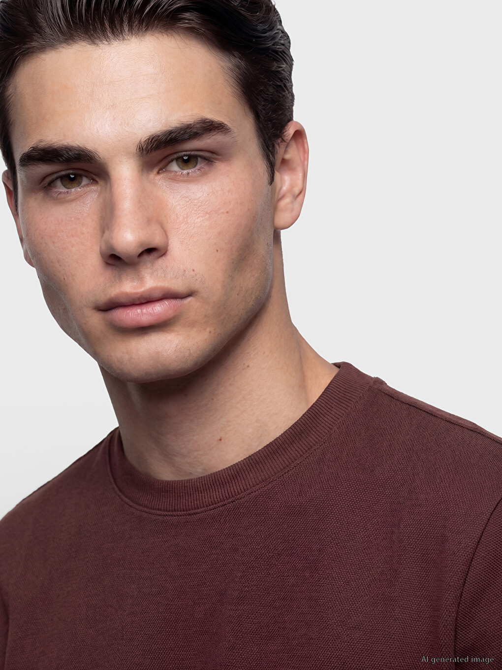 T-shirt Homme Col Rond Piqué-2