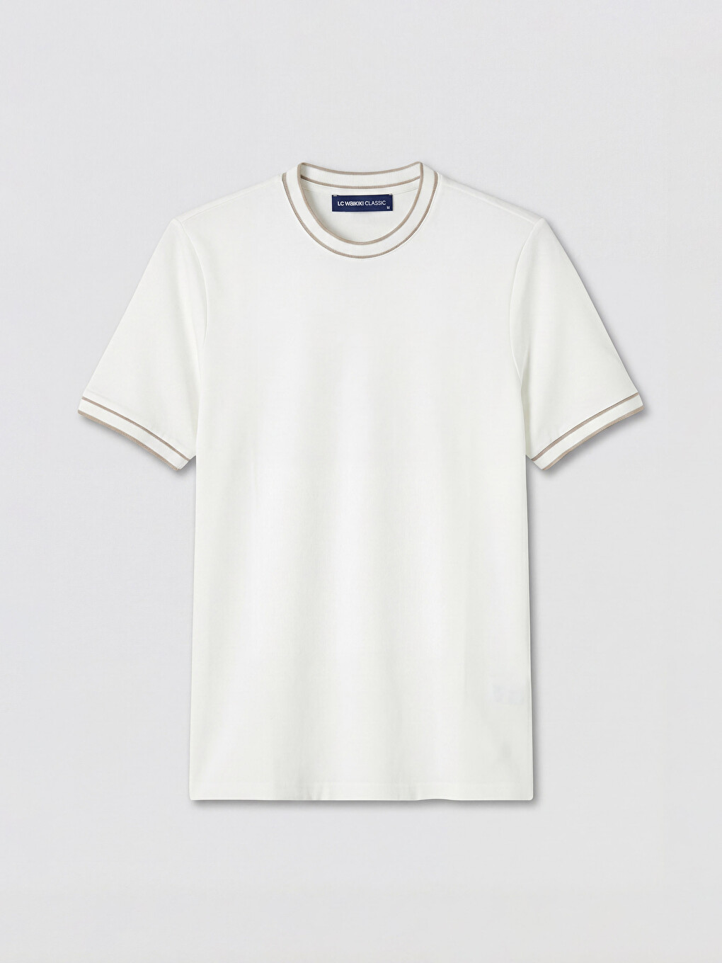 Crew Neck Pique Men's T-Shirt-3