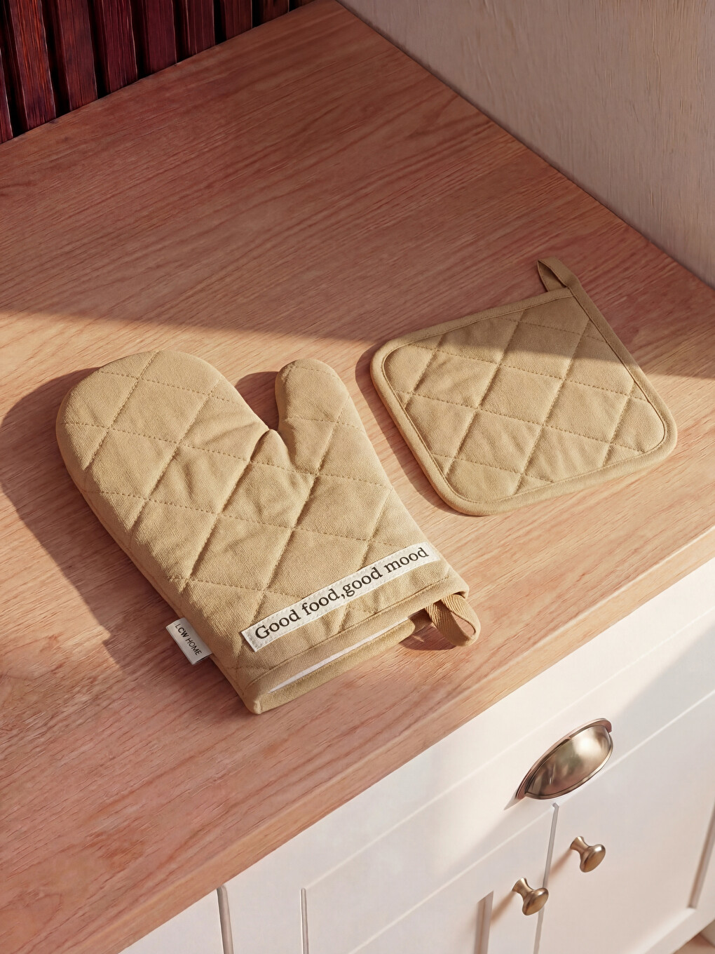 Oven Mitten And Pot Holder Set