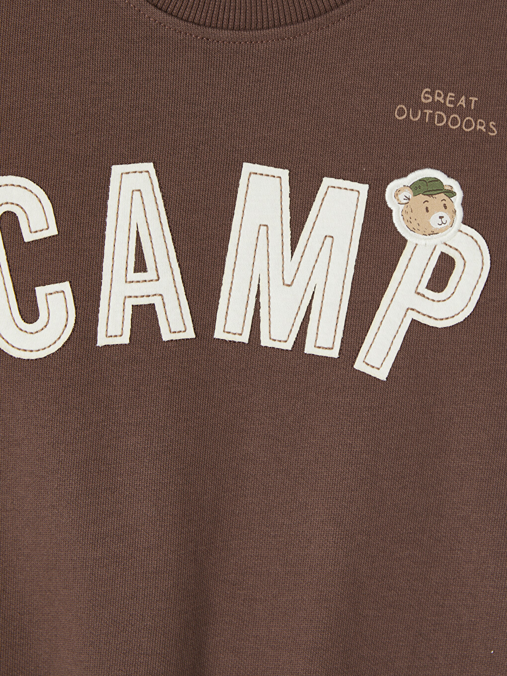 Crew Neck Printed Boys' Sweatshirt-2