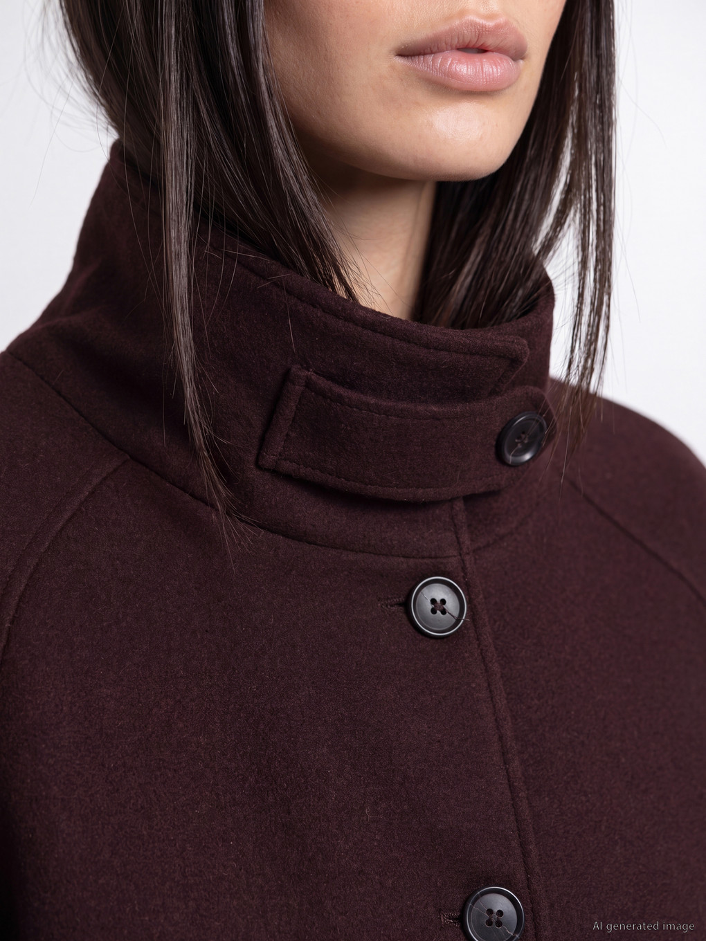 Woman Plum Coatigan-2