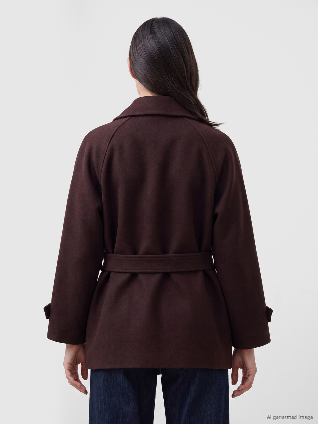 Woman Plum Coatigan-4
