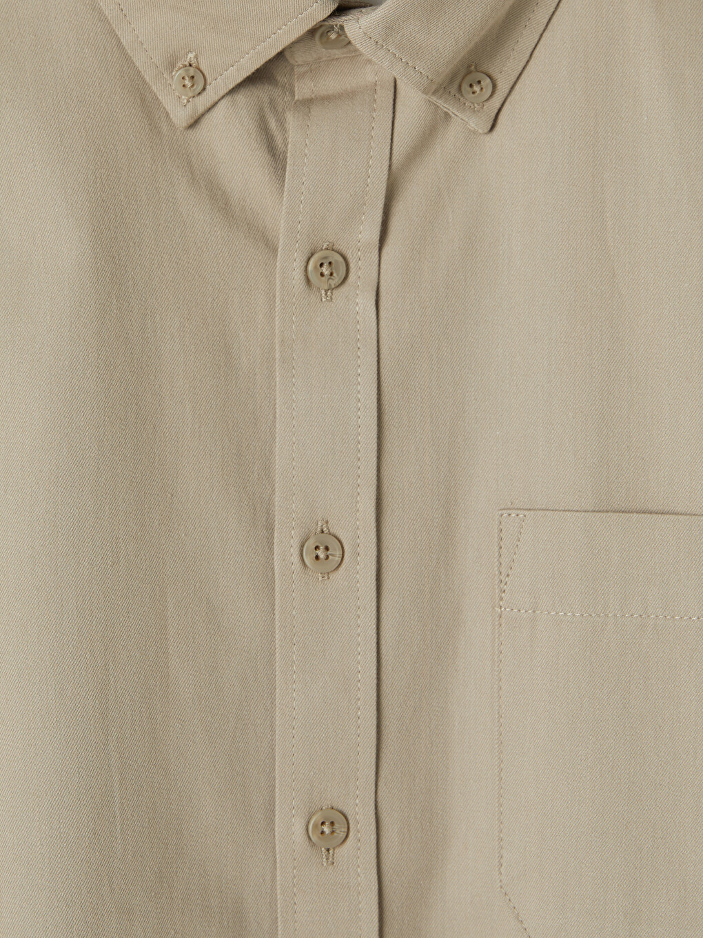 Regular Fit Men's Gabardine Shirt-4
