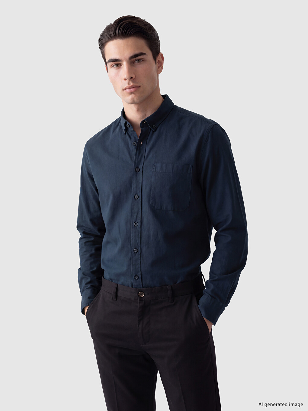 Regular Fit Gabardine Men's Shirt