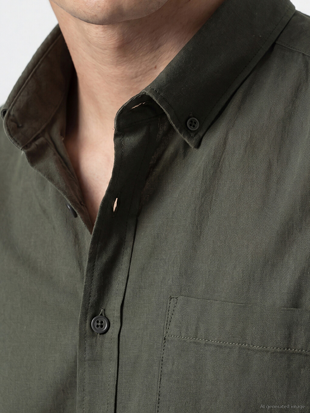 Regular Fit Gabardine Men's Shirt-2