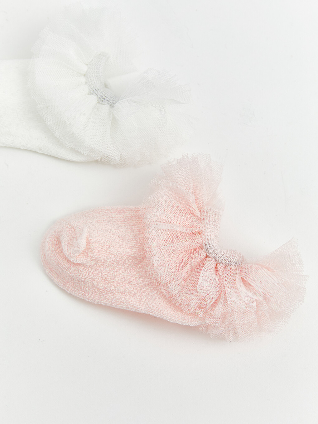 Baby Girl Pink Trainer Socks-1