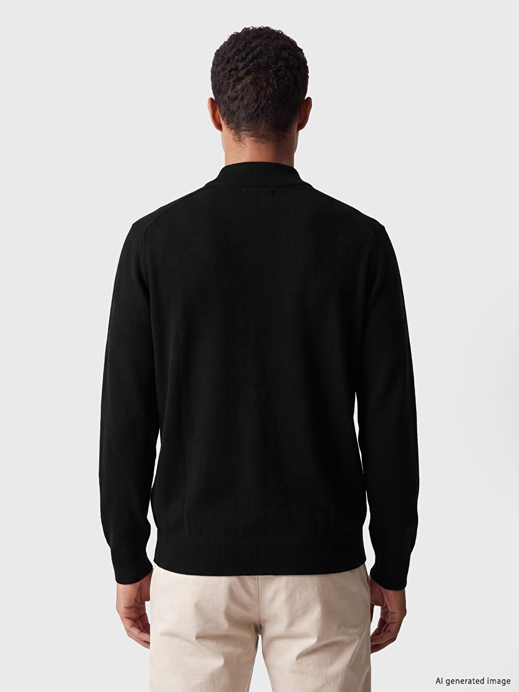 Man Black Sweater-3