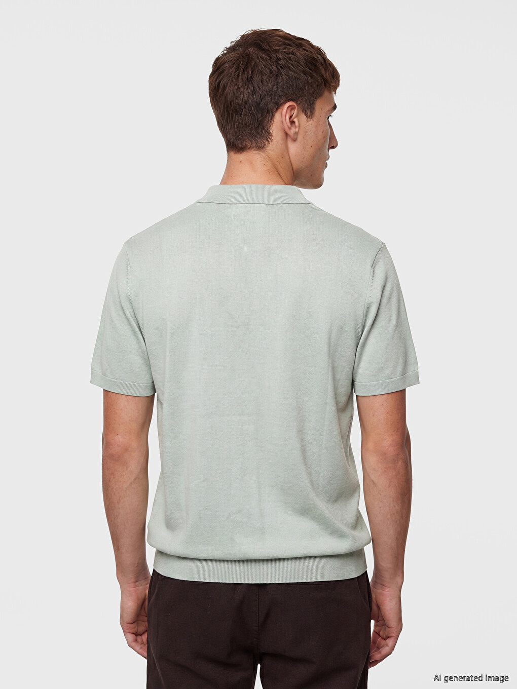 Polo Collar Men's Knitwear Sweater-2