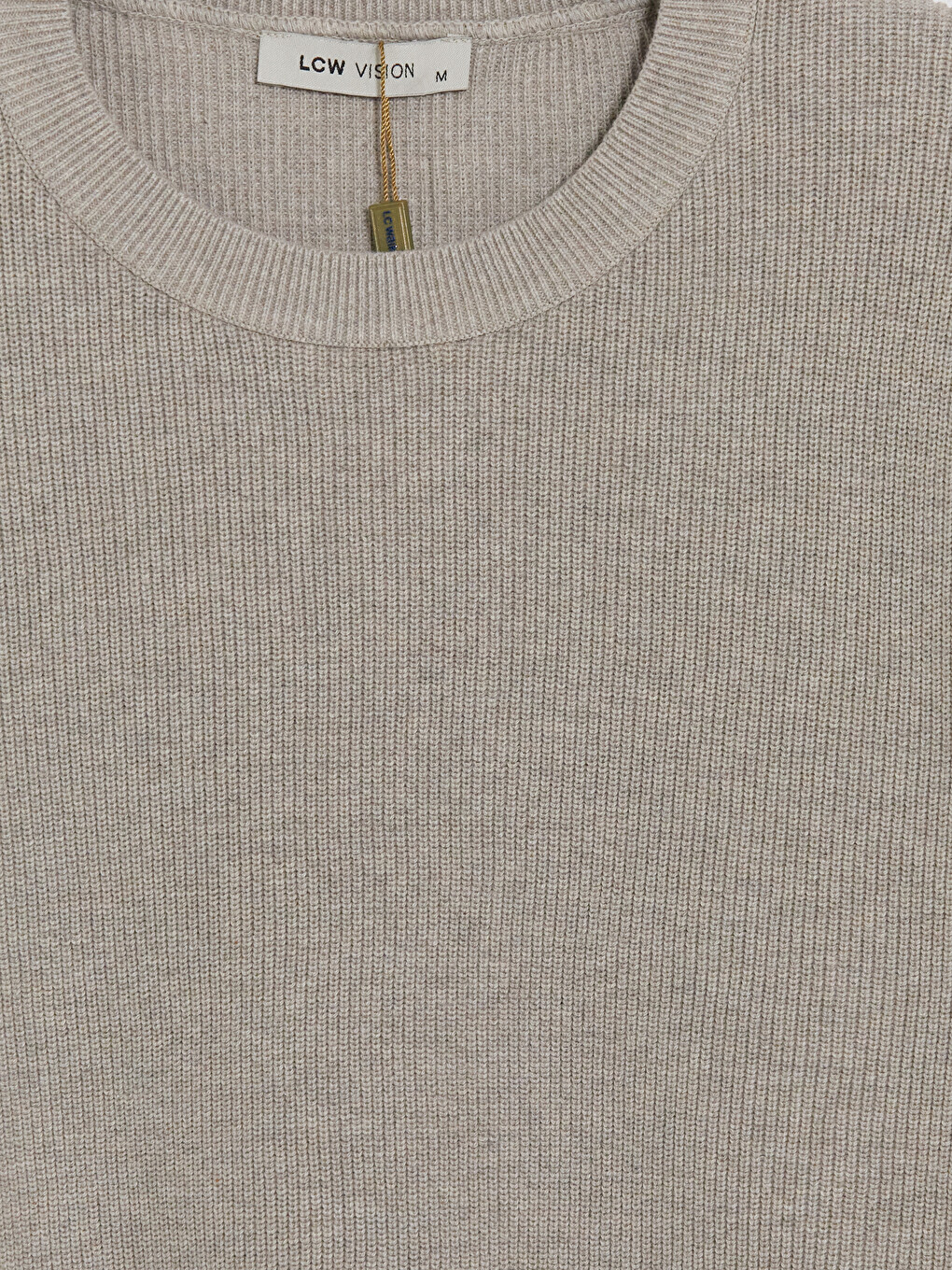 Man Beige Sweater-8